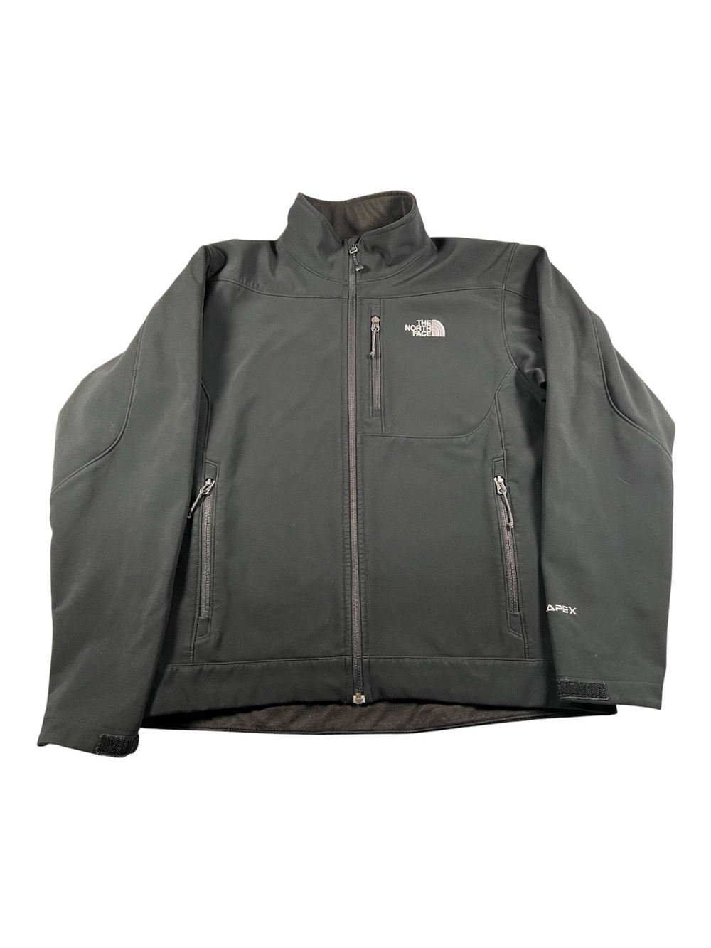 The North Face Apex Bionic Softshell Jacket Mens M Black Fleece Outdoor Hiking